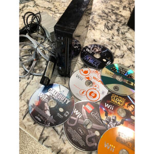 Wii console and games